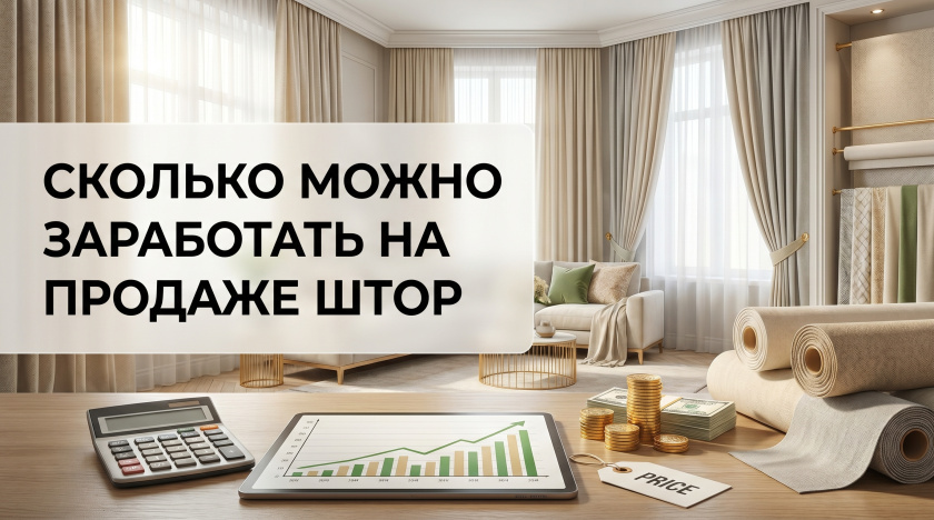 Сколько можно заработать на продаже штор: разбор маржи и расчет прибыли Сколько можно заработать на продаже штор: разбор маржи и расчет прибыли