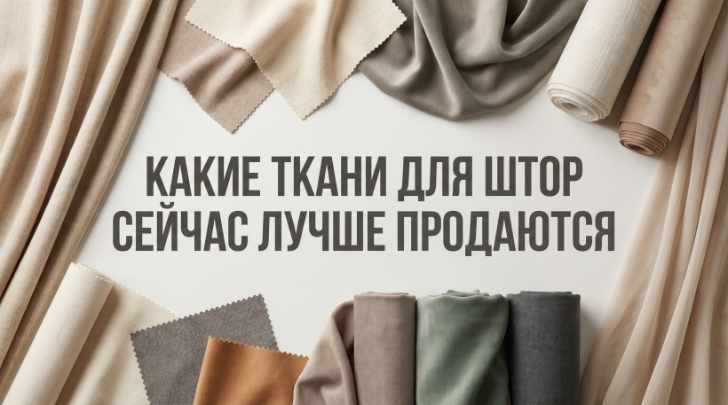 Какие Ткани для Штор Сейчас Лучше Продаются?