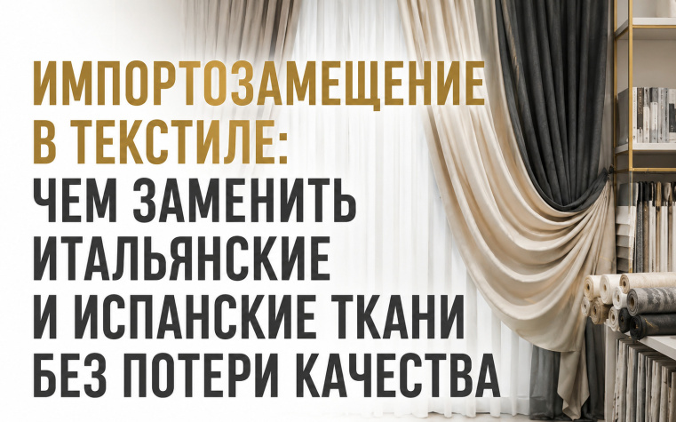 Импортозамещение в текстиле: чем заменить итальянские и испанские ткани без потери качества